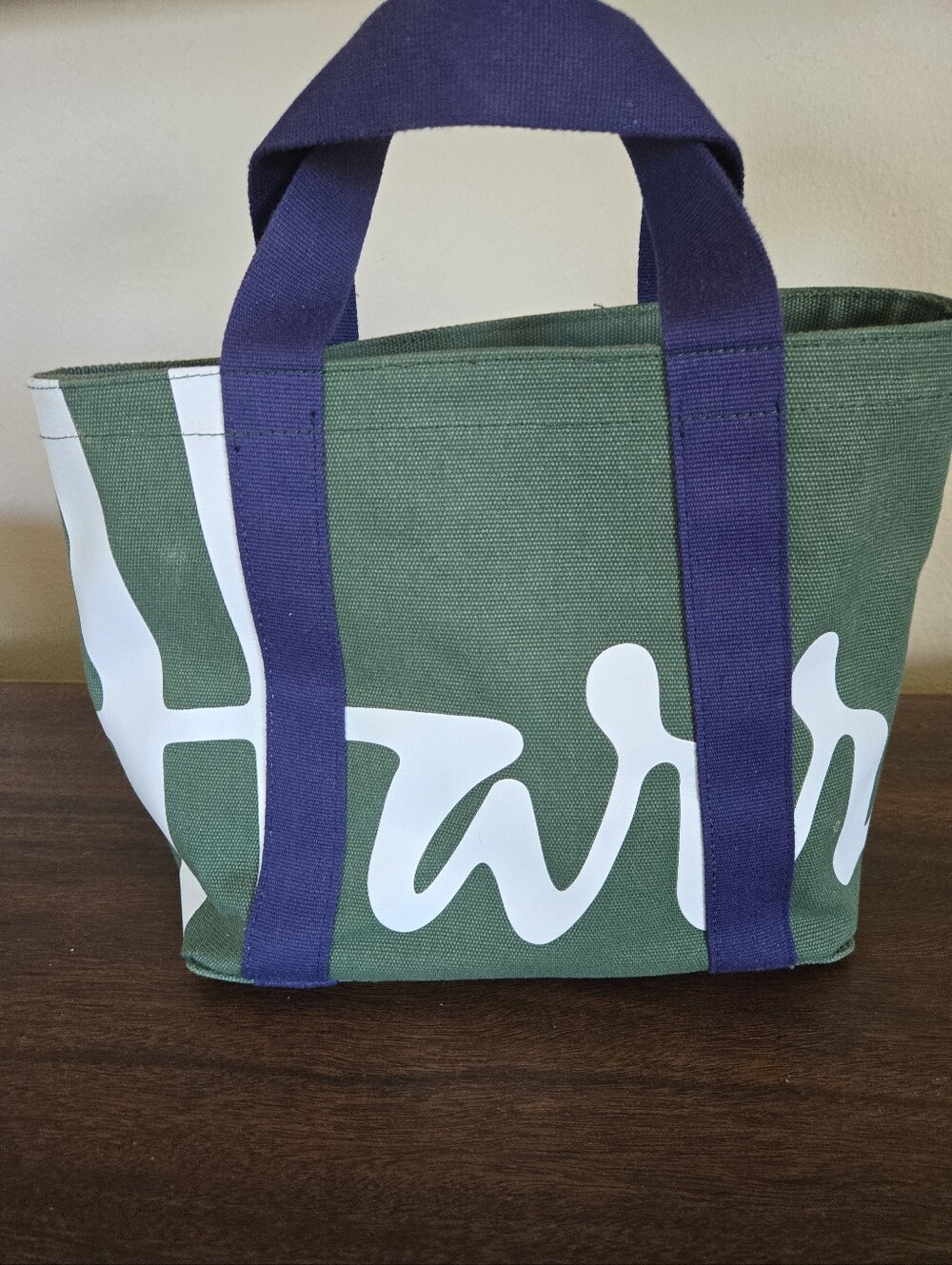 Harrods Of London Sm. Canvas Tote Bag 9x12"